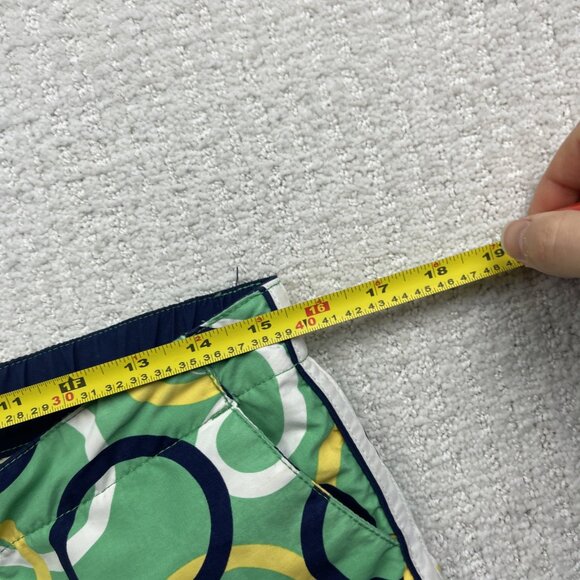 Y2K O'neil Mini Board Shorts Women's M Green Colorful Geometric Groovy AOP Surf - Picture 5 of 11